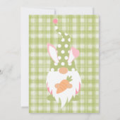 Östergomes Grüne Babydusche Einladung (Rückseite)