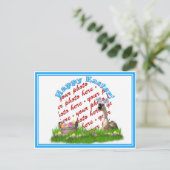 Ostergose-Foto Feiertagspostkarte (Stehend Vorderseite)