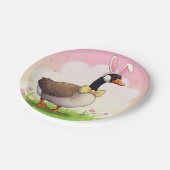 Ostergose Pappteller (Schrägansicht)