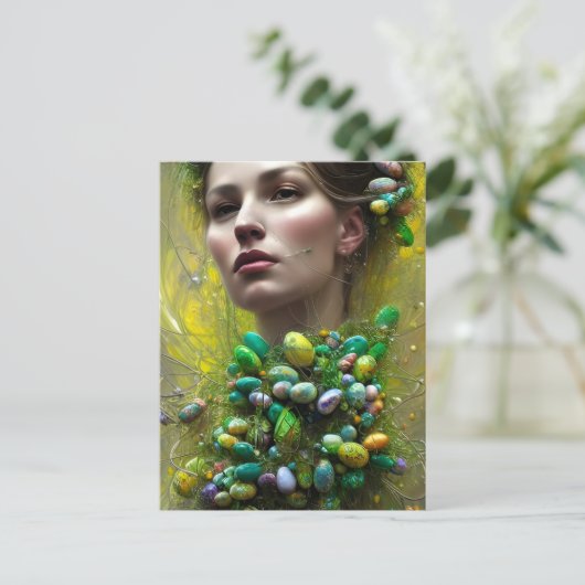 Ostergöttin Postkarte (Stehend Vorderseite)