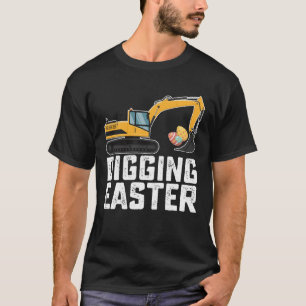Ostergrabbagger-Eierjagd Lustig T-Shirt