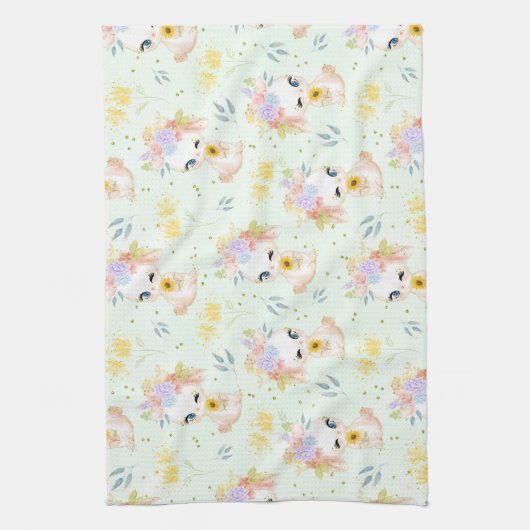 Ostergras Geschirrtuch (Vertikal)