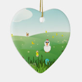 Ostergras Keramik Ornament (Rechts)