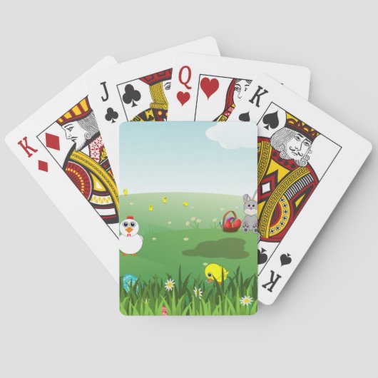 Ostergras Spielkarten (Rückseite)