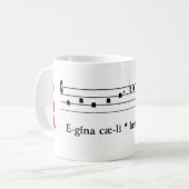 Ostergregorian Chant Trad Katholische Lateinmesse Kaffeetasse (Vorderseite Links)