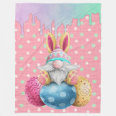 Ostergrindeleier Punkt Icing Tropfen Fleecedecke (Vorderseite)