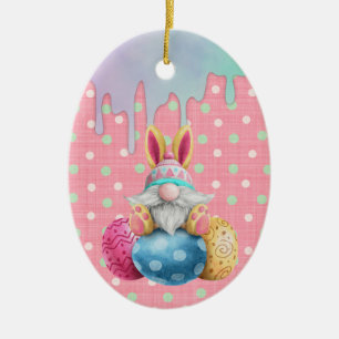 Ostergrindeleier Punkt Icing Tropfen Keramik Ornament
