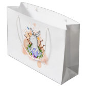 Ostergroße Geschenktasche Große Geschenktüte (Rückseite Schrägansicht)