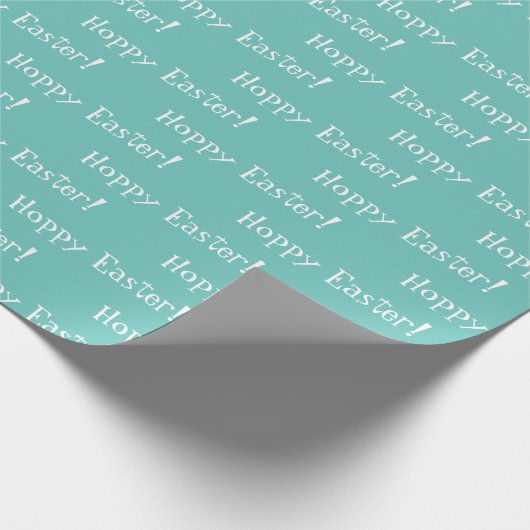 Ostergrüner Urlaub Geschenkpapier (Ecke)