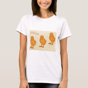 Ostergruß Chicks Beige T-Shirt