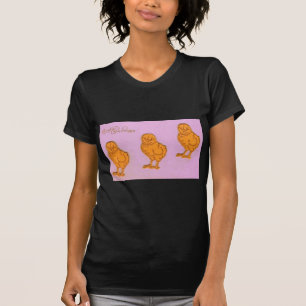 Ostergruß Chicks Lila T-Shirt