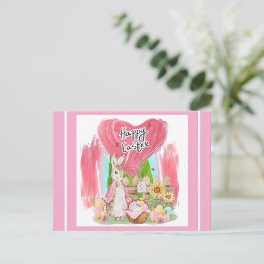 Ostergruß Postkarte (Stehend Vorderseite)