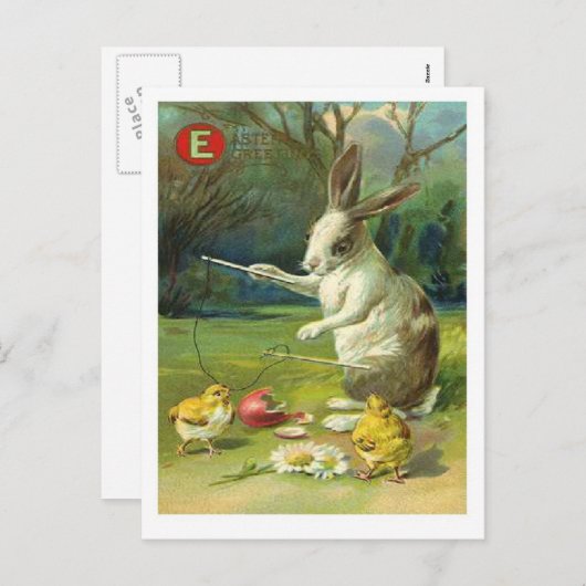 Ostergruß - Postkarte (Vorne/Hinten)