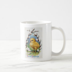 Ostergruß Yellow Chick Kaffeetasse