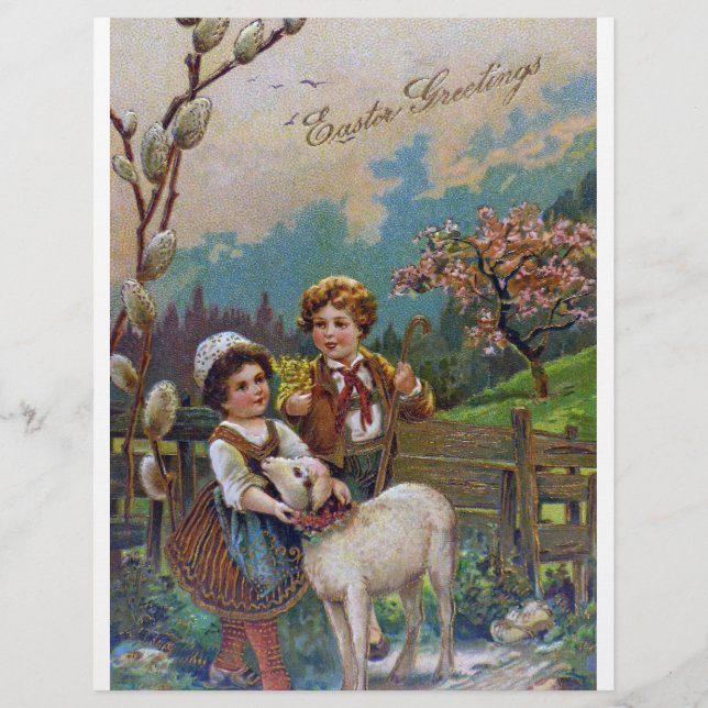 Ostergrüße 1908 (Vorderseite)