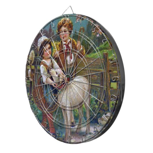 Ostergrüße 1908 dartscheibe (Vorderseite rechts)