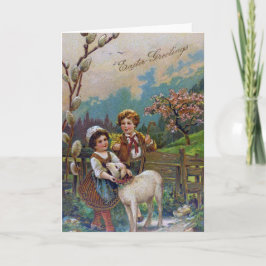 Ostergrüße 1908 feiertagskarte