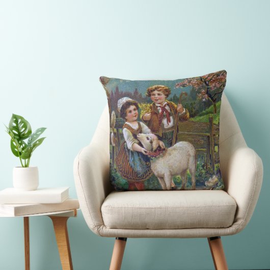 Ostergrüße 1908 kissen (Stuhl )