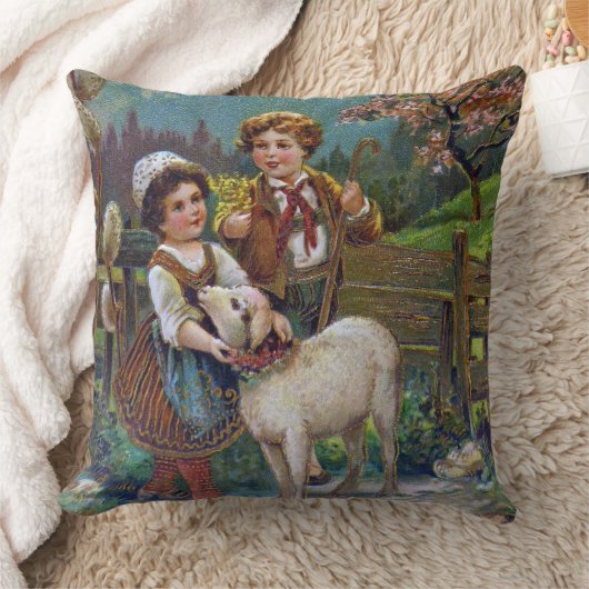 Ostergrüße 1908 kissen (Decke)