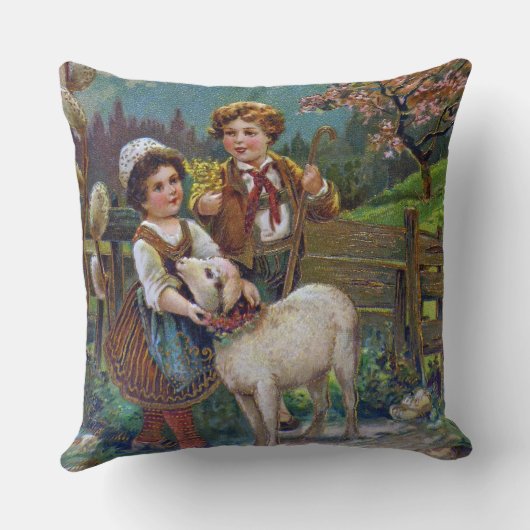 Ostergrüße 1908 kissen (Rückseite)