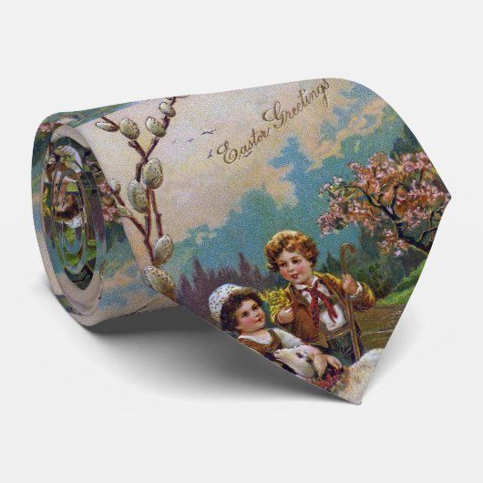 Ostergrüße 1908 krawatte (Gerollt)