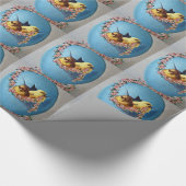 Ostergrüße 1909 geschenkpapier (Ecke)