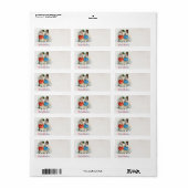 Ostergrüße Adressaufkleber (Vorne)