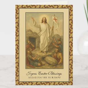 Ostergrüße Auferstehung Jesus Gebet Feiertag Feiertagskarte