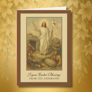 Ostergrüße Auferstehung Jesus Gebet Urlaub Feiertagskarte