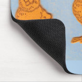 Ostergrüsse Chicks Blue Mousepad (Ecke)