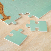 Ostergrüße Chicks Grün Puzzle (Seite)