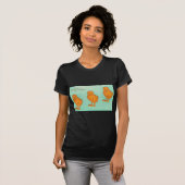 Ostergrüße Chicks Grün T-Shirt (Vorne ganz)
