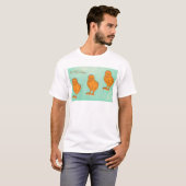 Ostergrüße Chicks Grün T-Shirt (Vorne ganz)