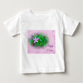 Ostergrüße Deptford Pink Wildblume Baby T-shirt