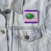 Ostergrüße Deptford Pink Wildblume Button (Beispiel)