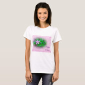 Ostergrüße Deptford Pink Wildblume T-Shirt (Vorne ganz)