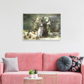 Ostergrüße - eingewickelte Leinwand (Insitu (Wohnzimmer))