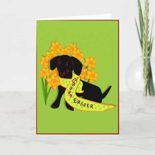 Ostergrüße Feiertagskarte (Vorderseite)