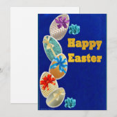 Ostergrüße Feiertagskarte (Vorne/Hinten)