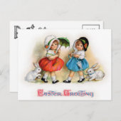 Ostergrüße Feiertagspostkarte (Vorne/Hinten)