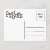 Ostergrüße Feiertagspostkarte (Rückseite)