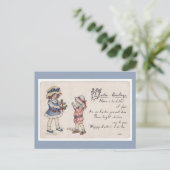 Ostergrüße Feiertagspostkarte (Stehend Vorderseite)