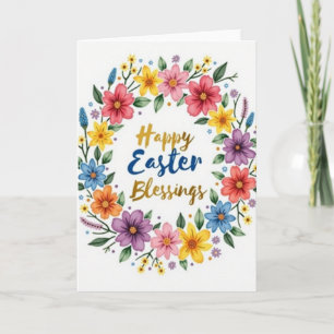 Ostergrüße Floralkarte Karte