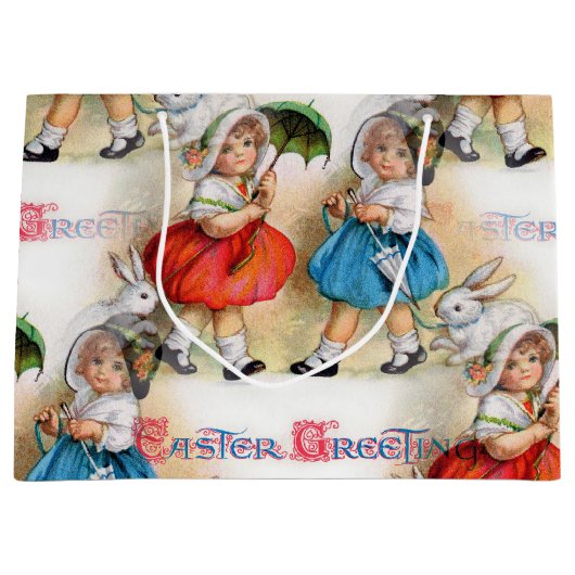 Ostergrüße Große Geschenktüte (Vorderseite)