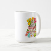 Ostergrüße-Hallo Welt Kaffeetasse (VorderseiteRechts)