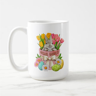 Ostergrüße-Hallo Welt Kaffeetasse