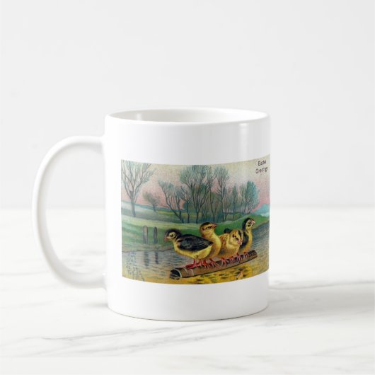 Ostergrüße Kaffeetasse (Links)