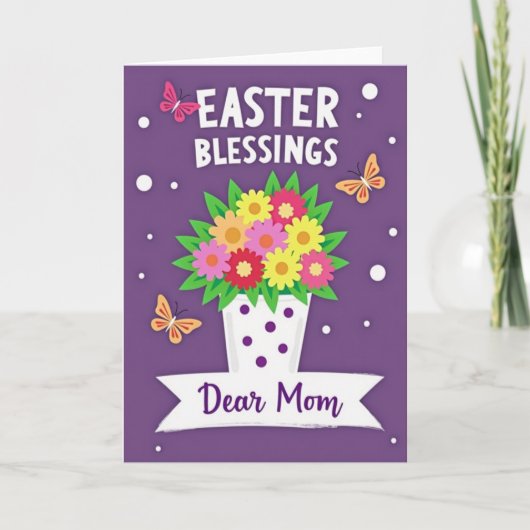 Ostergrüße Liebe Mutter Karte (Vorderseite)