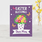 Ostergrüße Liebe Mutter Karte (Gelbe Blume)
