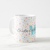 Ostergrüße-Monogramm 11oz Classic-Kaffeetasse Kaffeetasse (Vorderseite Links)